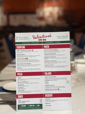 Lunch at Valentino's!